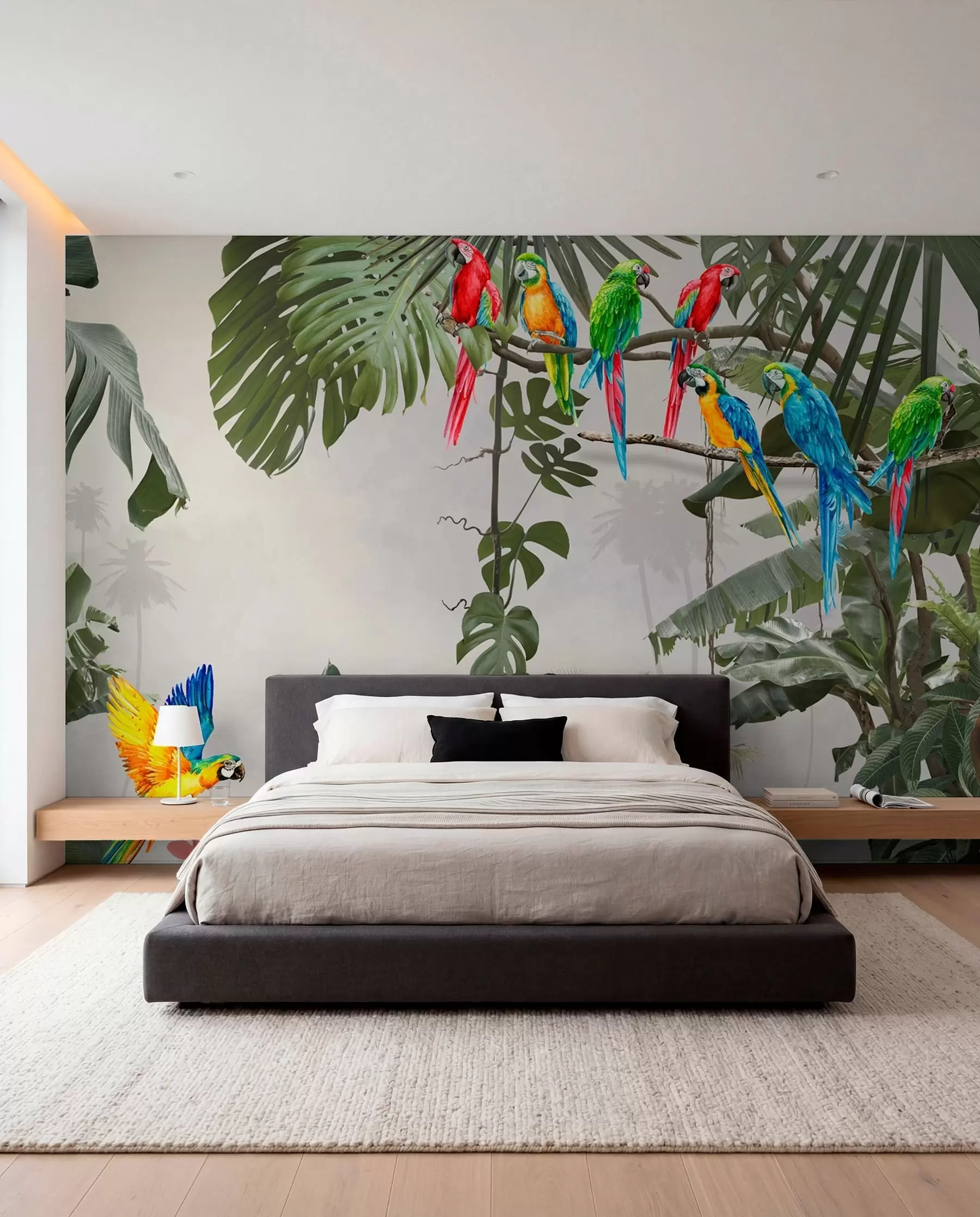 murales de pared Royas en ramas en el bosque tropical u94072