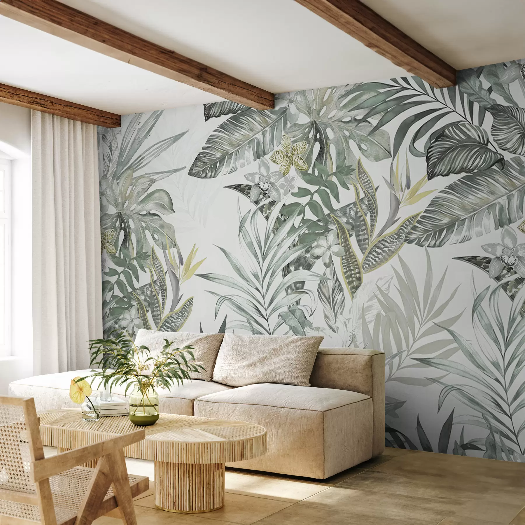 murales de pared Diseño digital y textil de patrones u94199