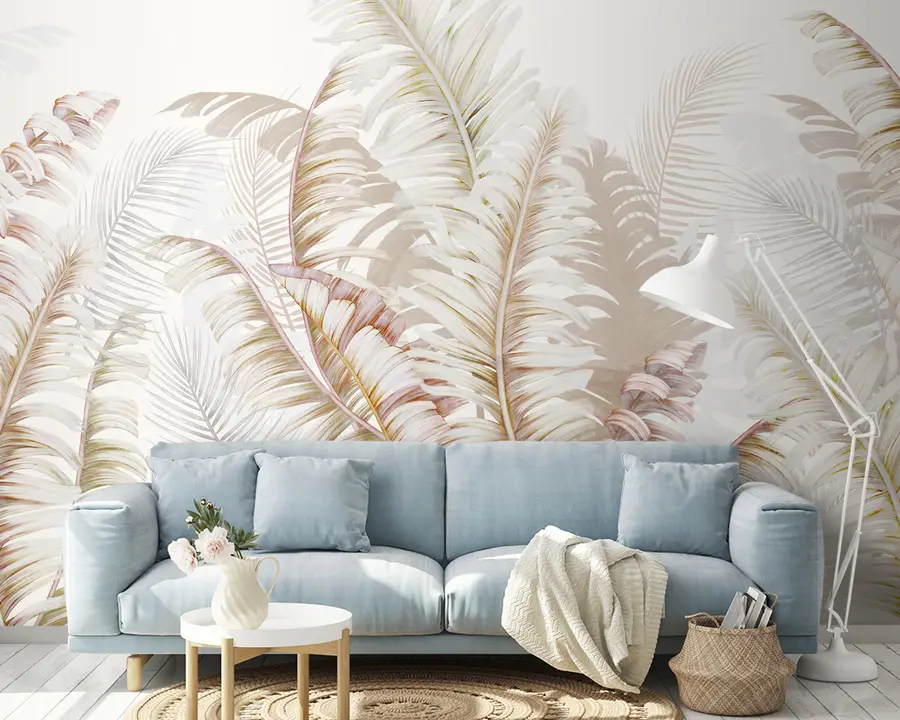 murales de pared hojas tropicales u94469