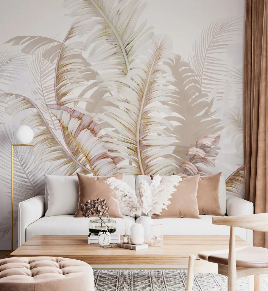 murales de pared hojas tropicales u94469