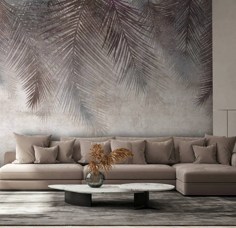 murales de pared Hojas de palma u94835