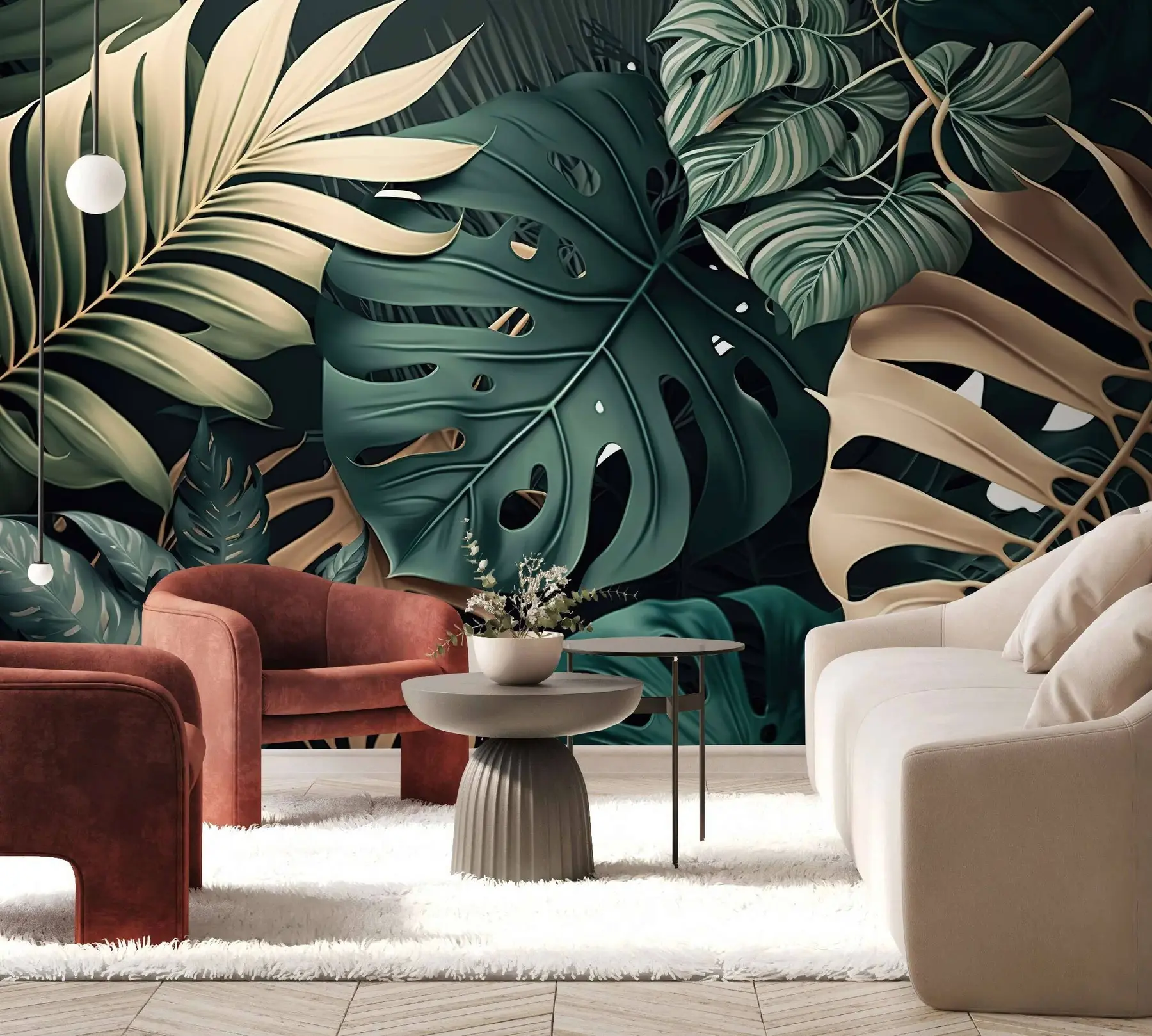 murales de pared Mezcla tropical u75439