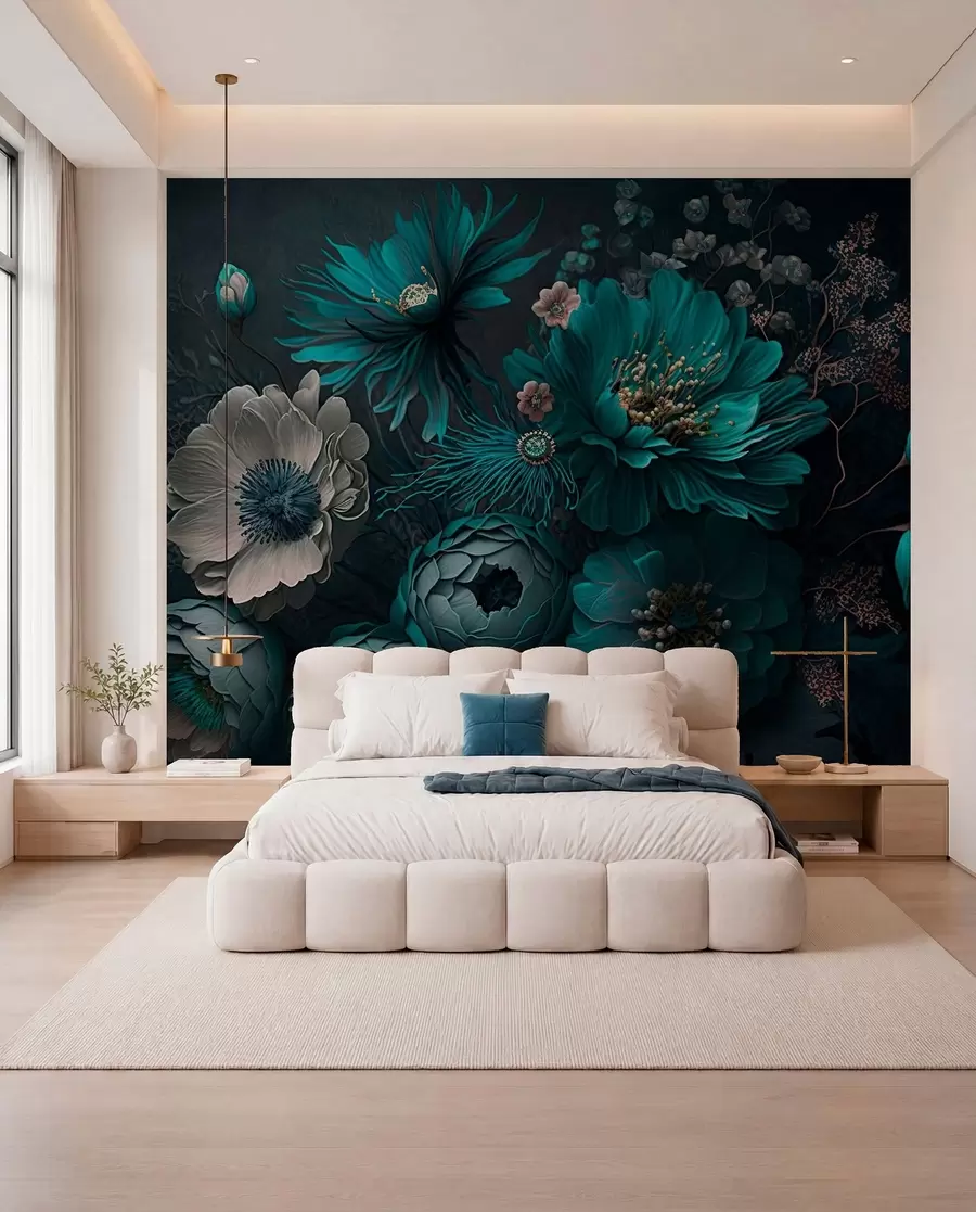 murales de pared flores de la mañana u75405