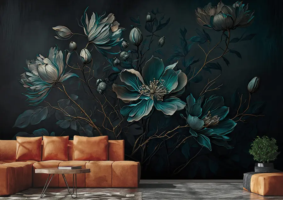 murales de pared color temprano u75406