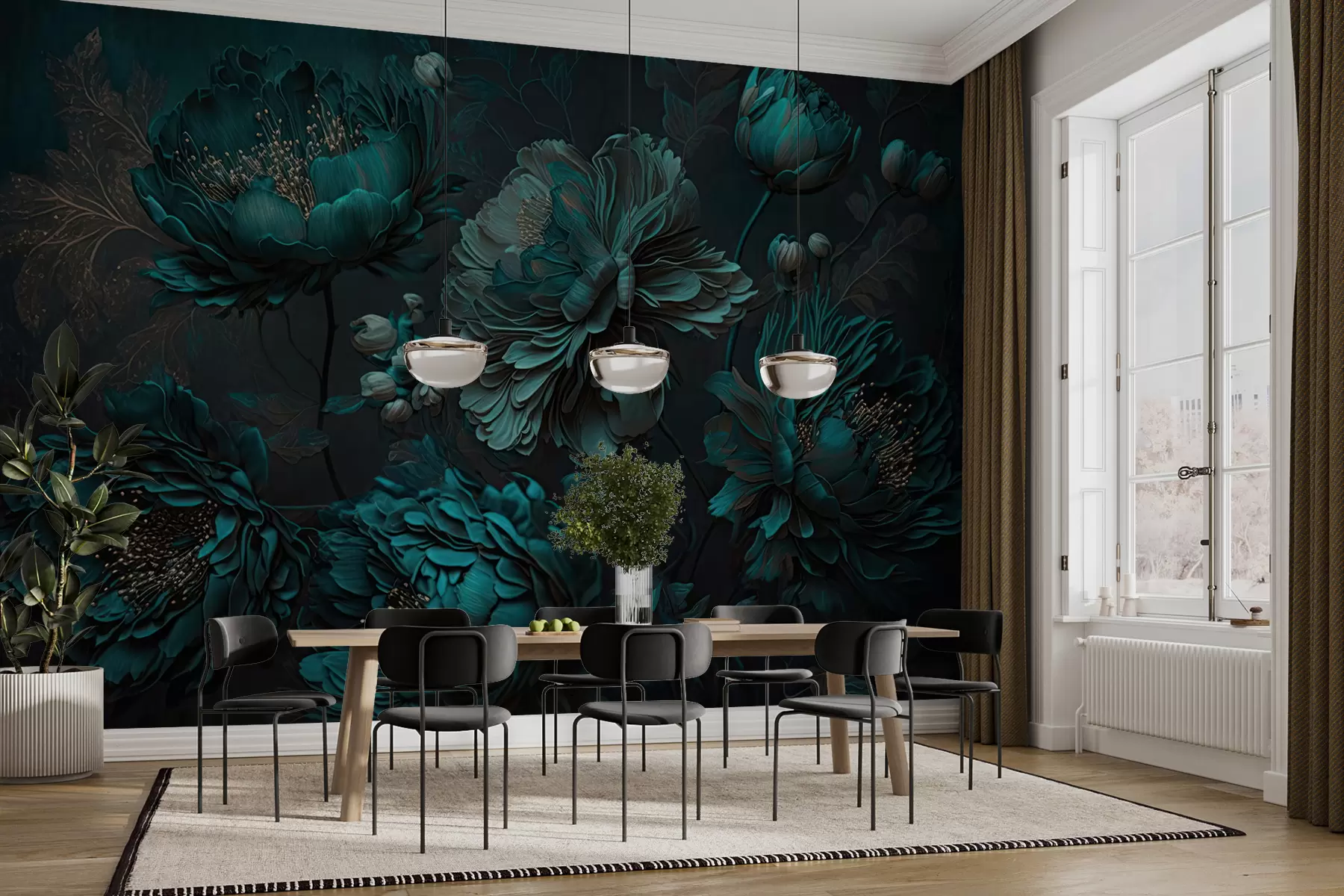 murales de pared bosque de hadas u75411