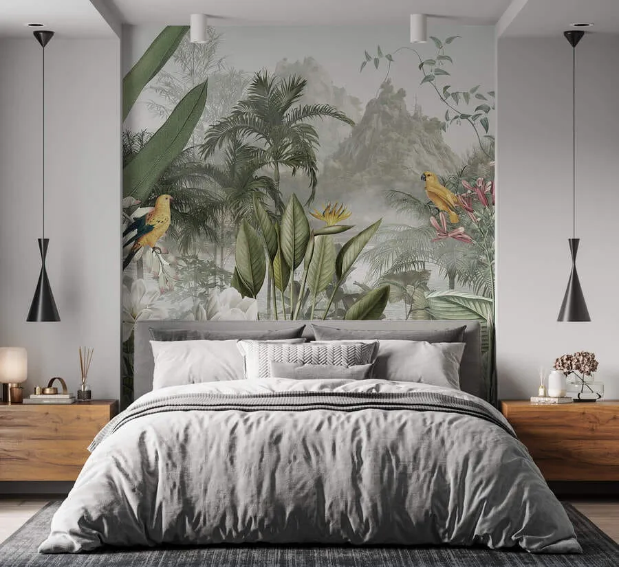 murales de pared selva tropical u95396