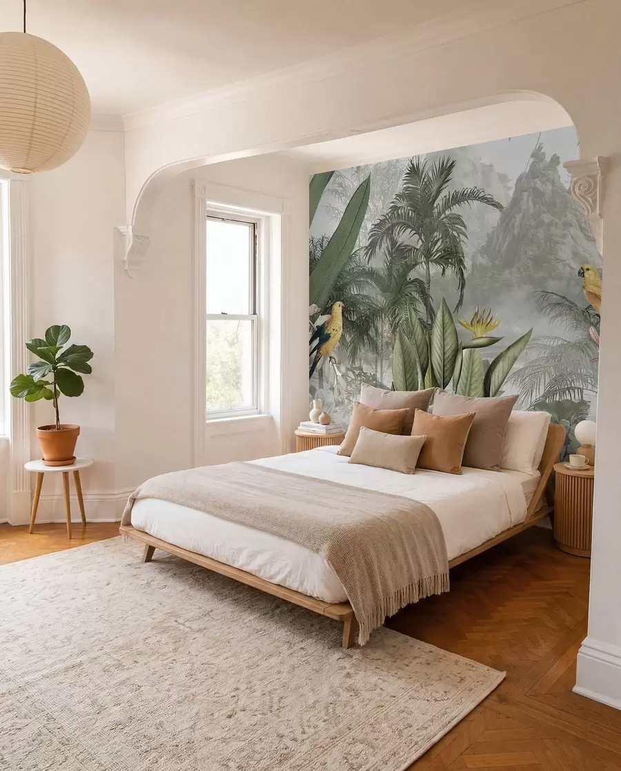murales de pared selva tropical u95396