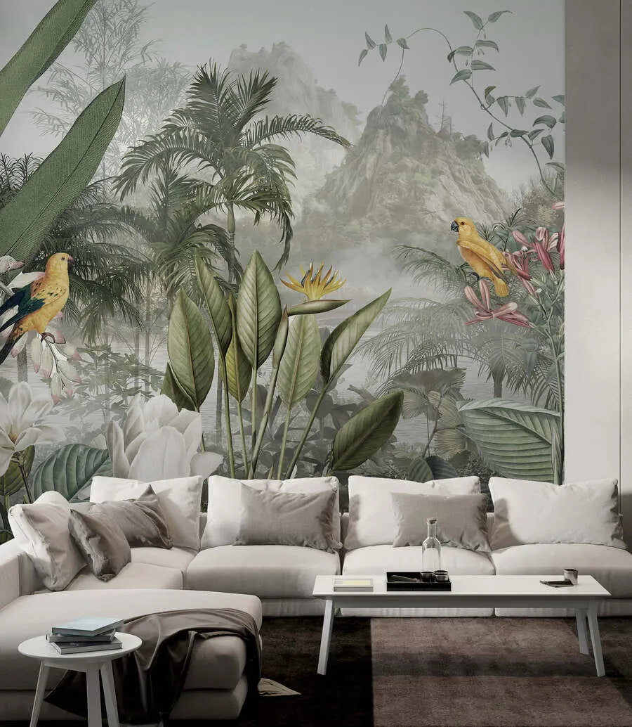 murales de pared selva tropical u95396