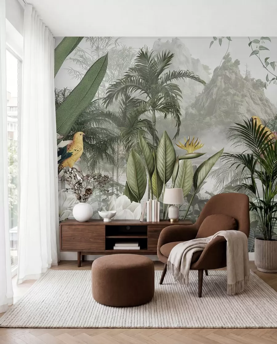 murales de pared selva tropical u95396