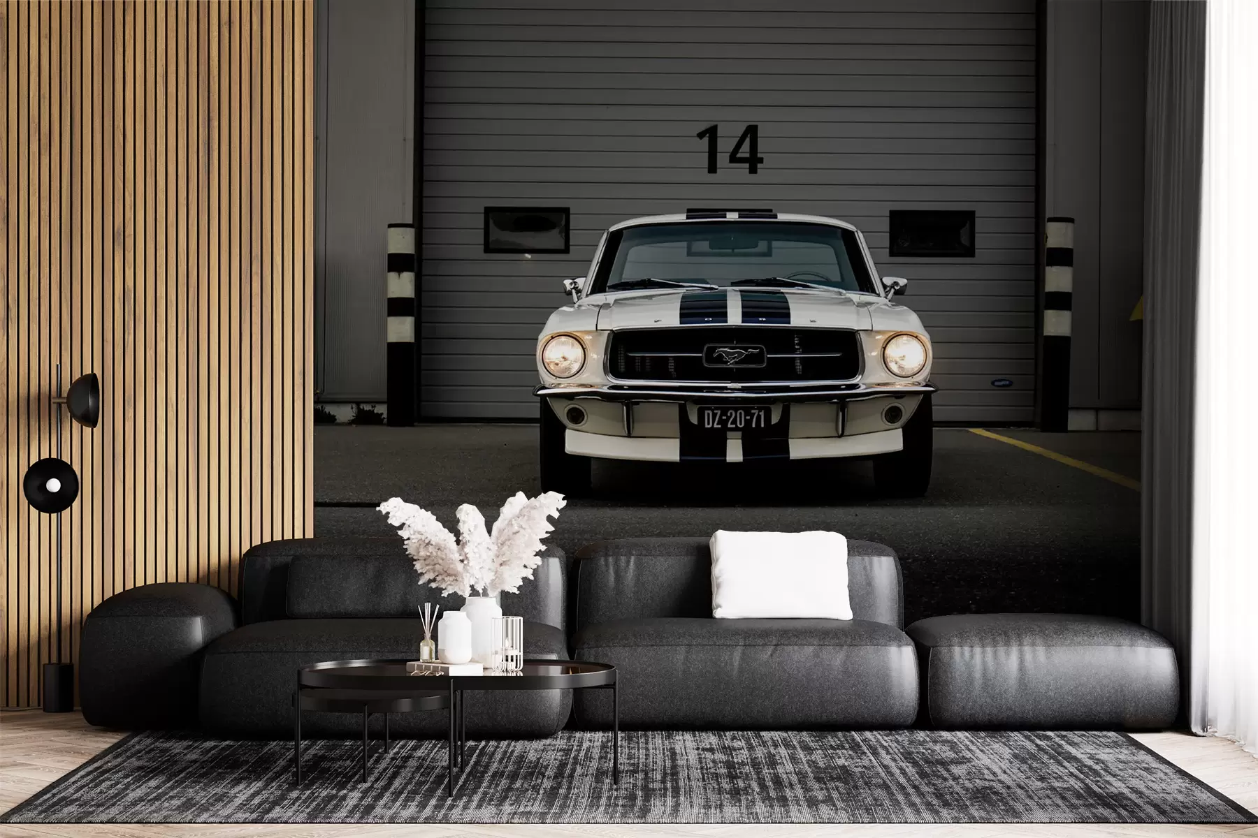 murales de pared ford Mustang 1970 u95536