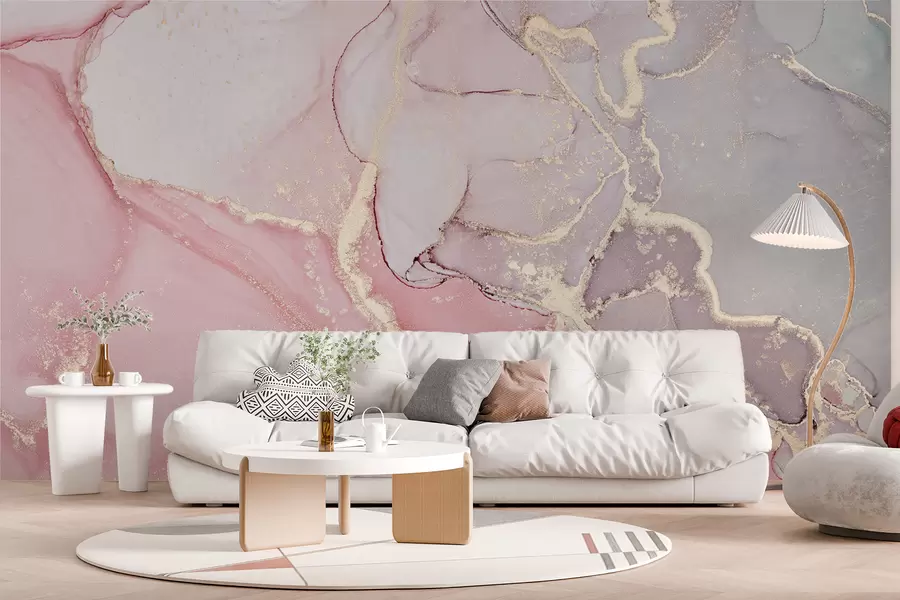murales de pared Mármol rosa u13857