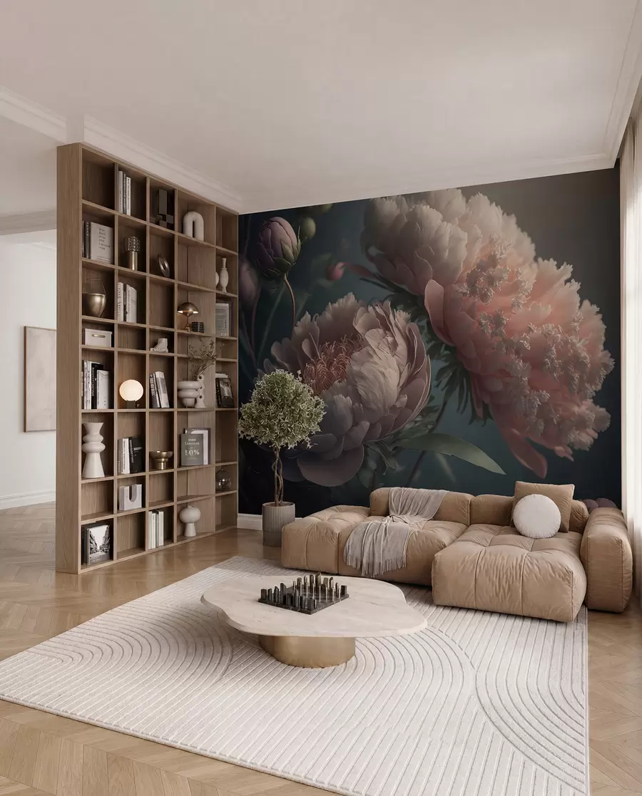 murales de pared flores crepusculares u96633