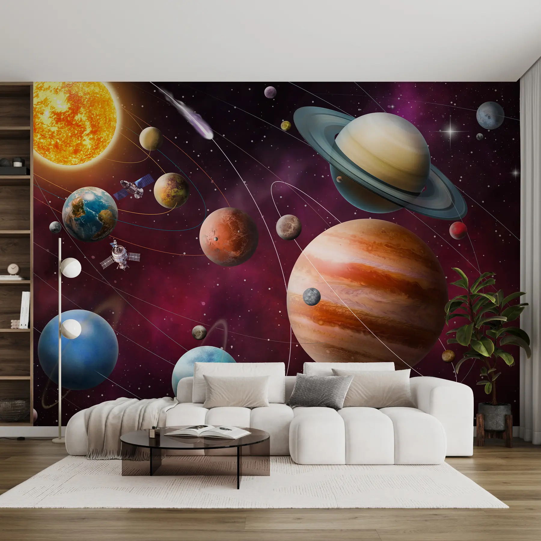 murales de pared Objetos espaciales del sistema solar. u97423