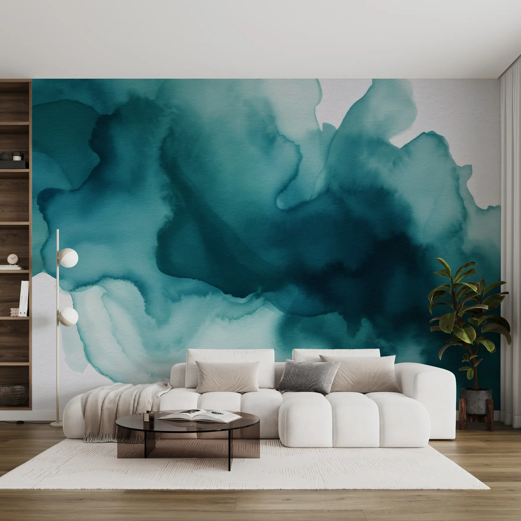 murales de pared Humo azul u97863