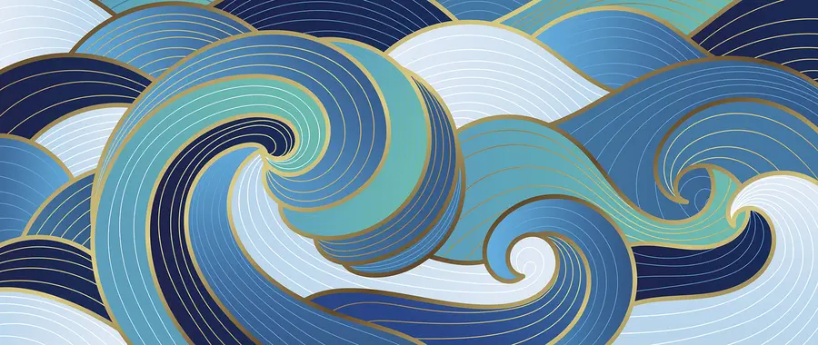 murales de pared Olas del Este u98590