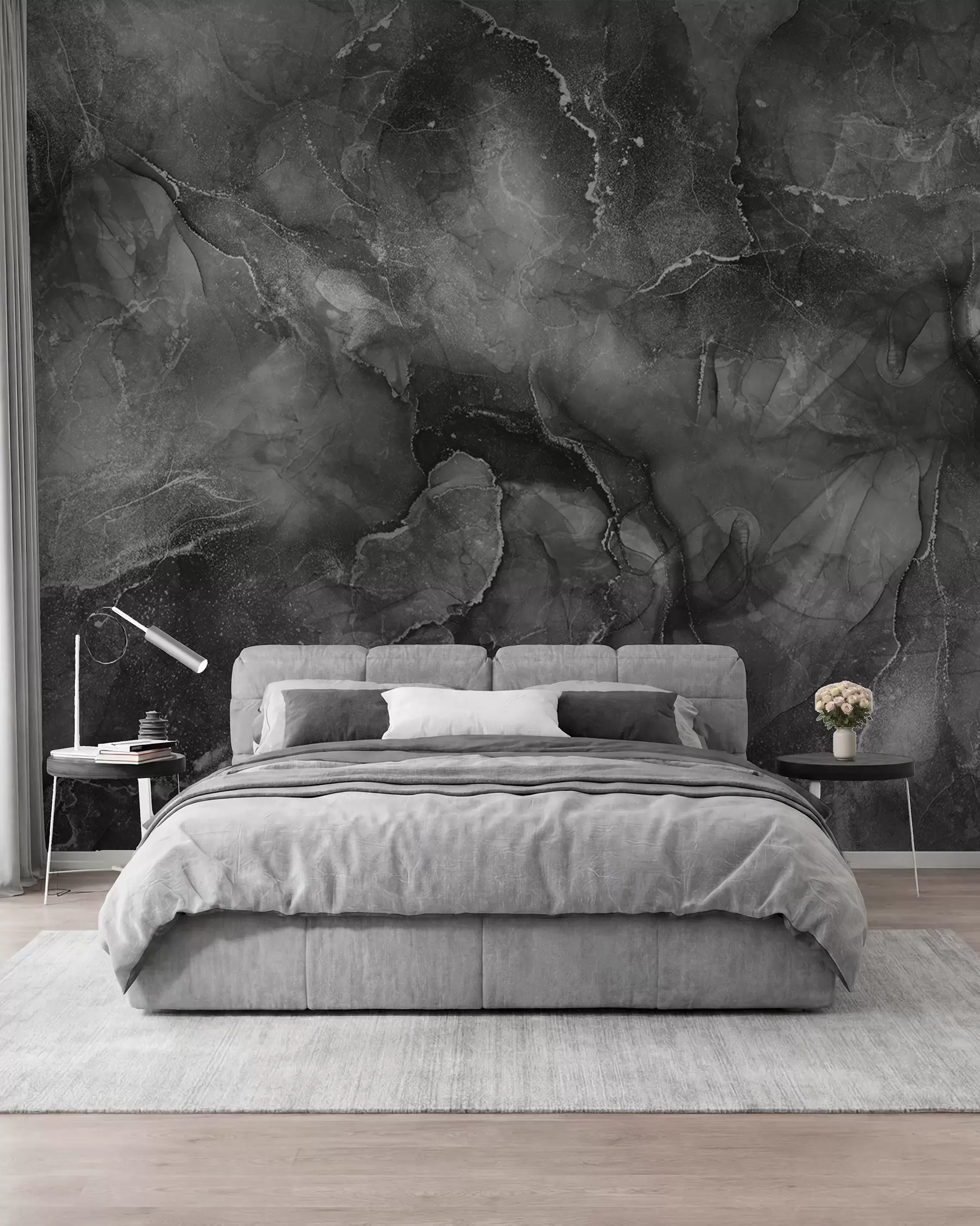 murales de pared piedra gris u98415
