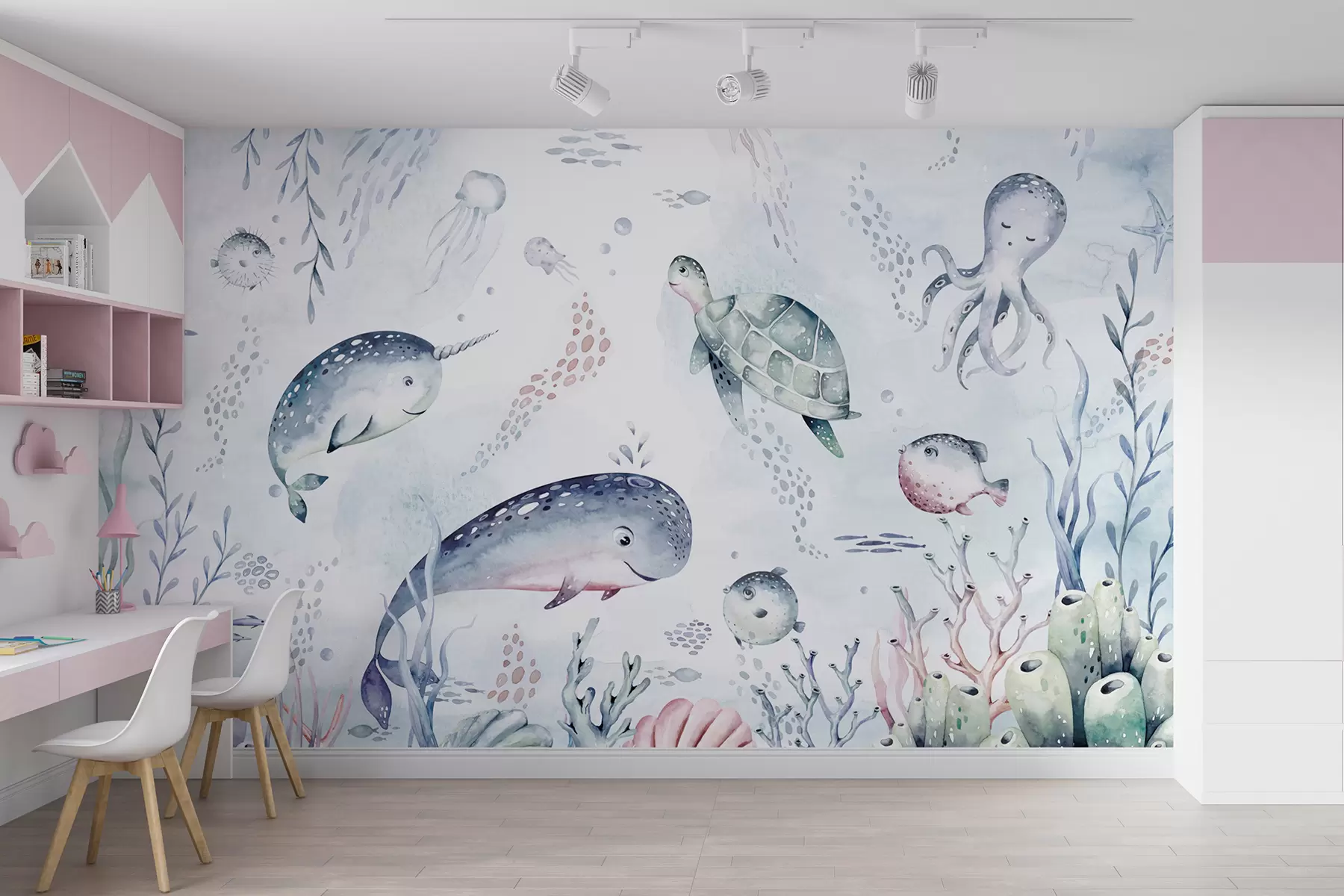 murales de pared Mundo marino u98847