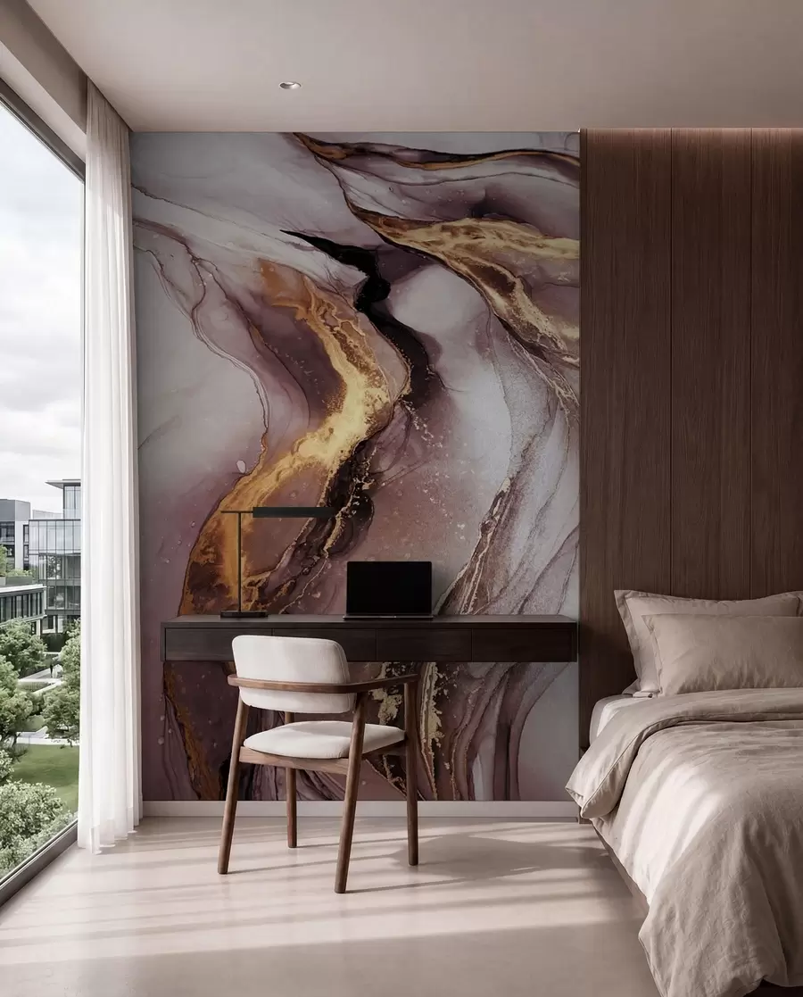 murales de pared Mármol rosa u18250v1