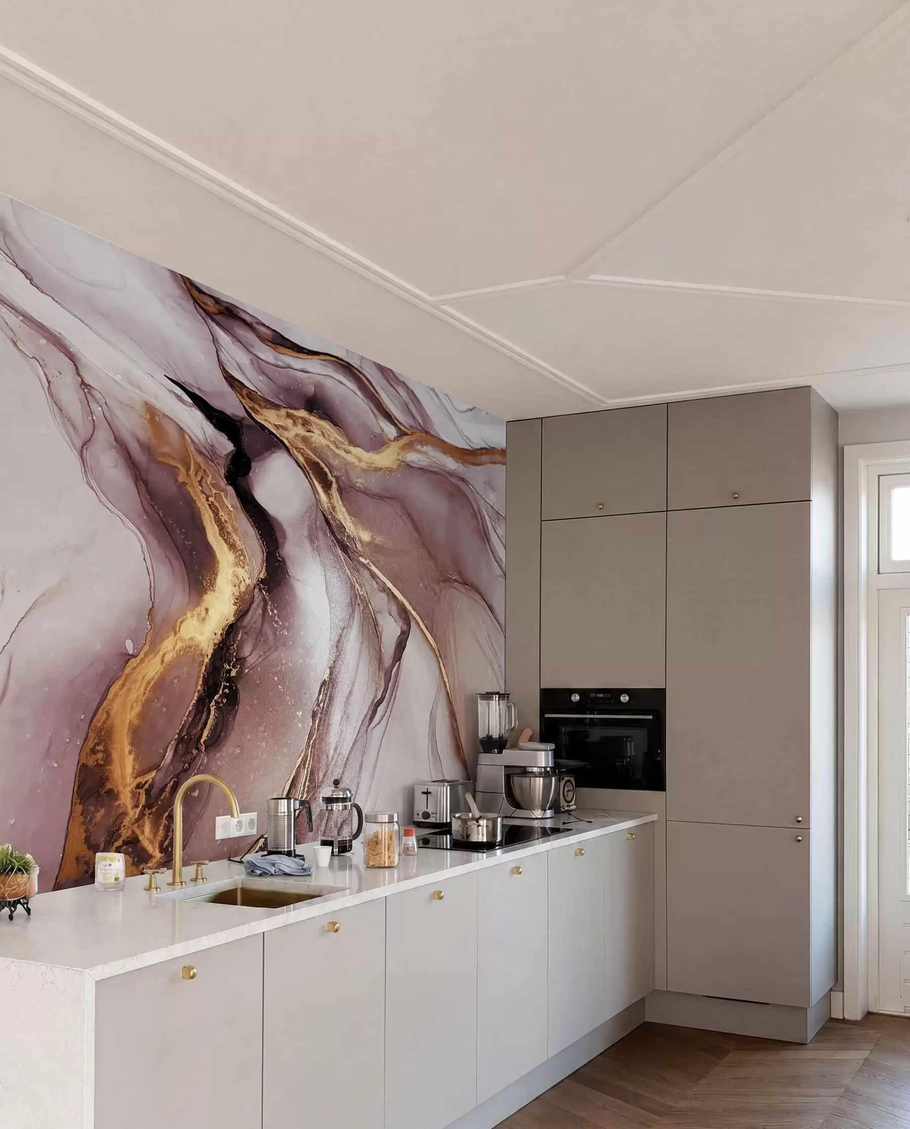 murales de pared Mármol rosa u18250v1
