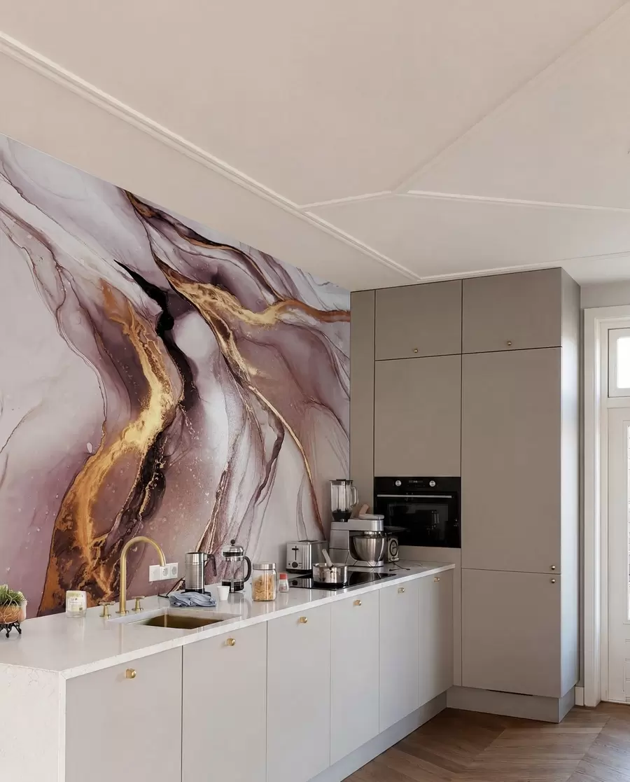 murales de pared Mármol rosa u18250v1