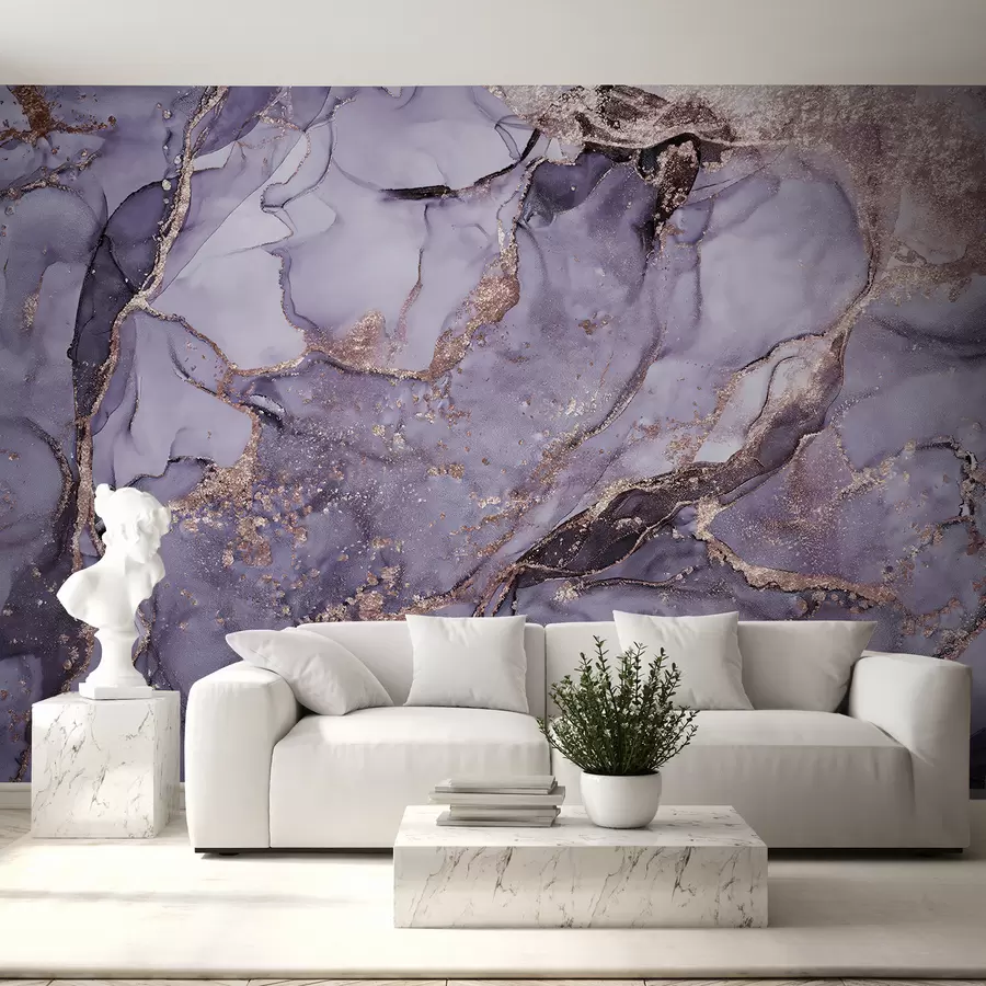 murales de pared Mármol violeta u93578v4