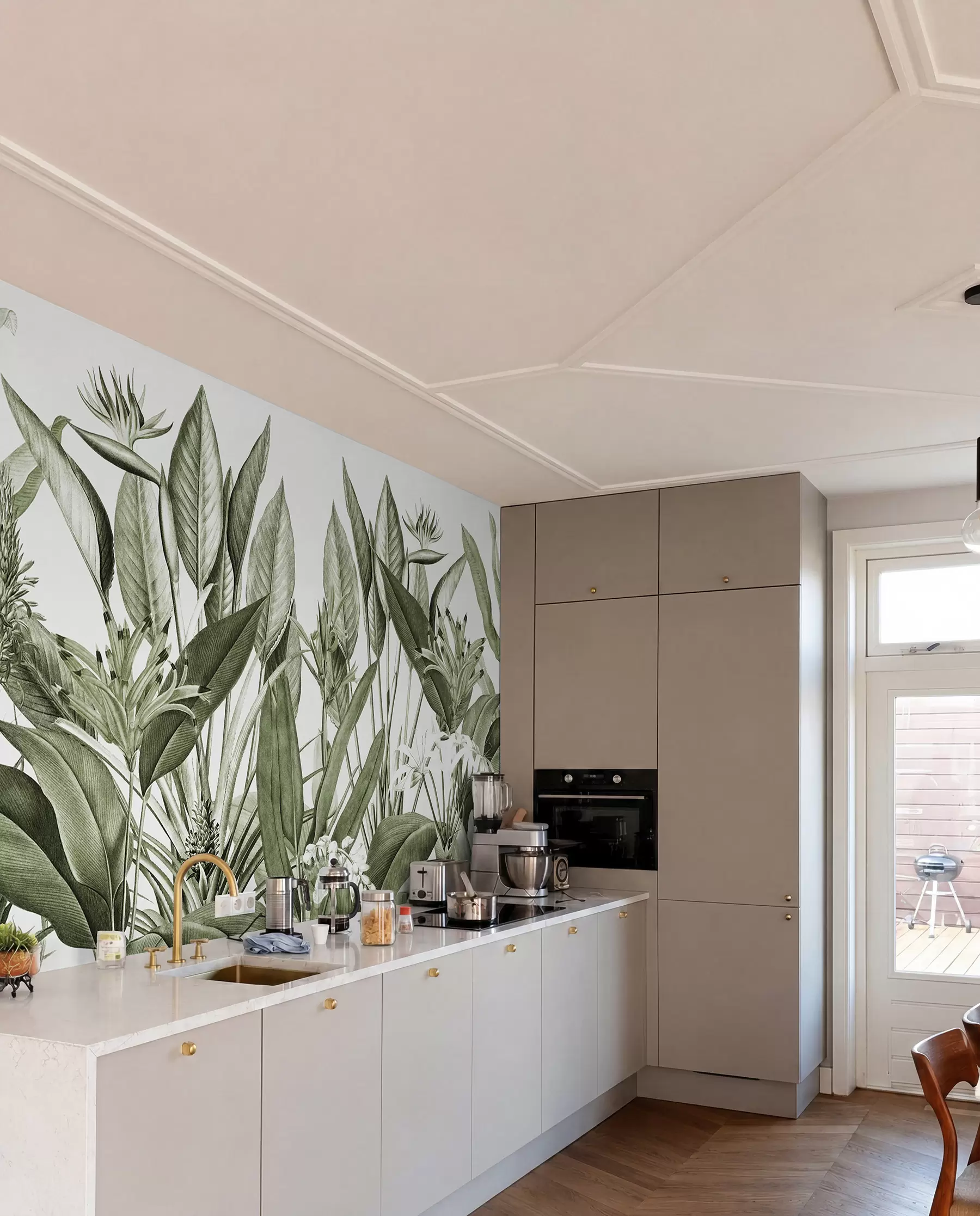 murales de pared Plantas tropicales color verde selva u96833v2