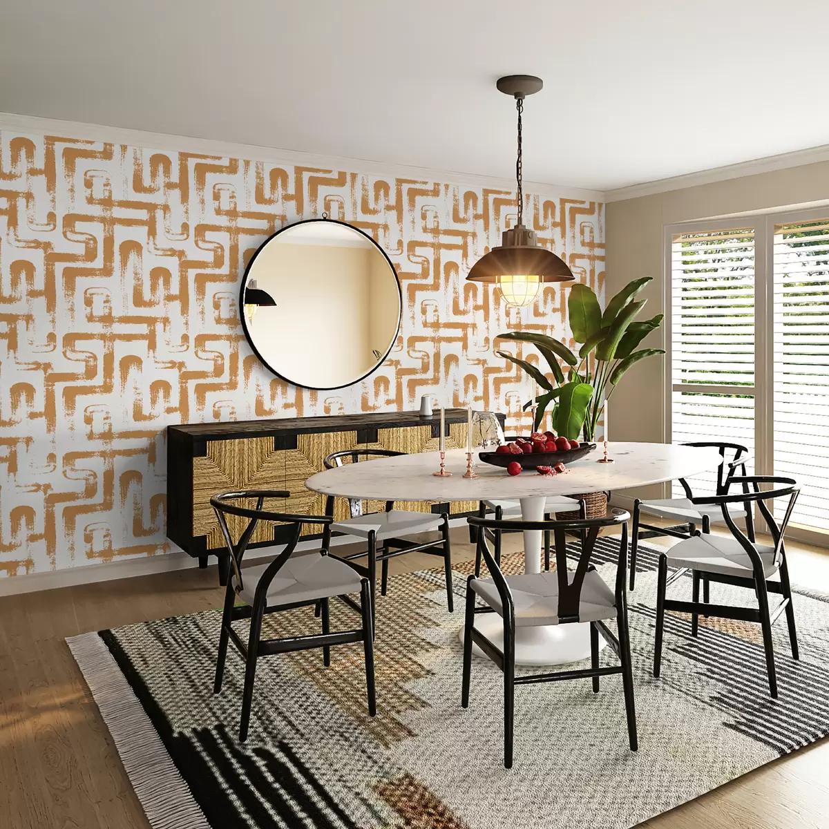 murales de pared Línea Magic: Naranja u99091v2