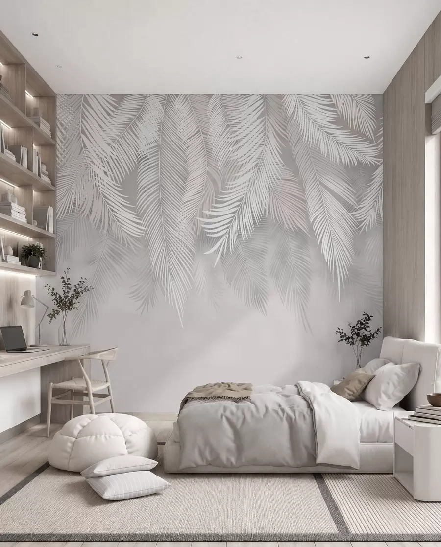 murales de pared Hojas de palmera colgantes u48556d1