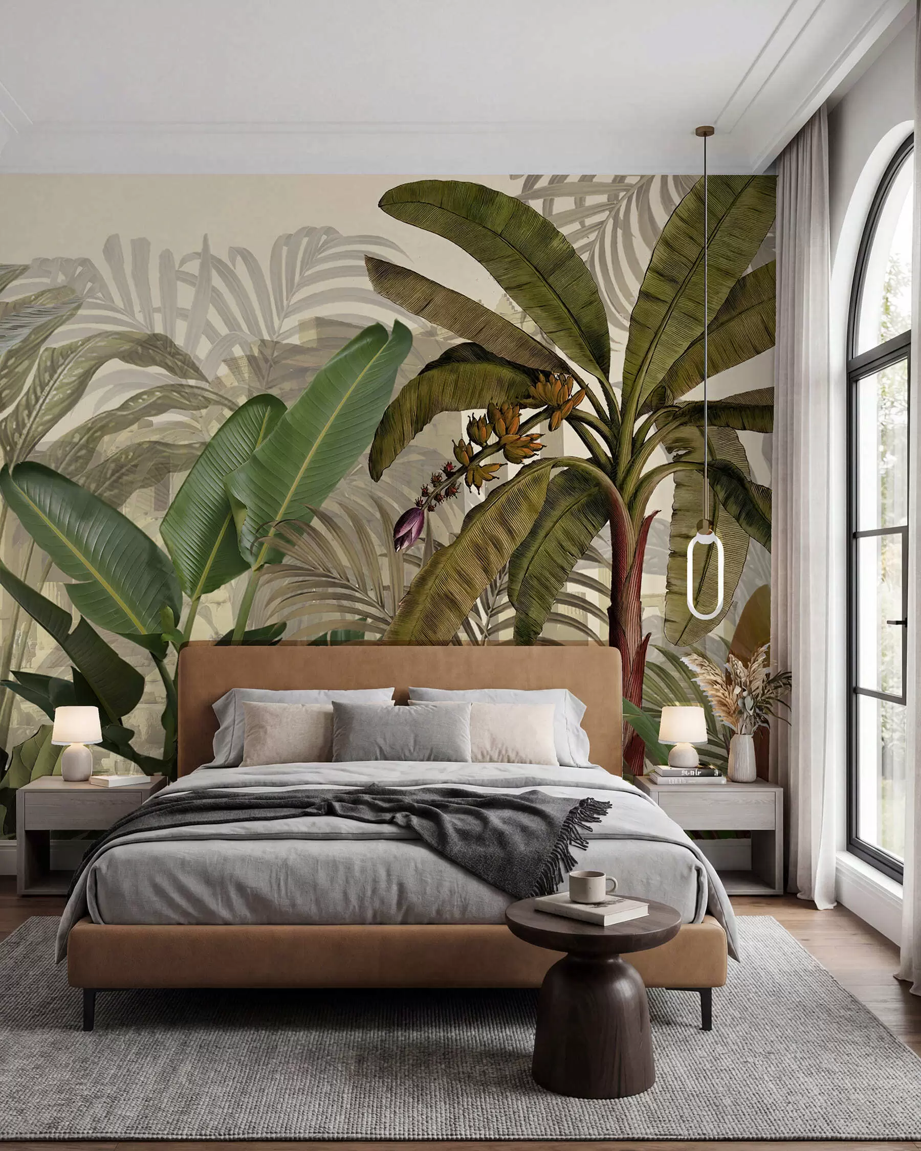 murales de pared Selva tropical y hojas u74748d1