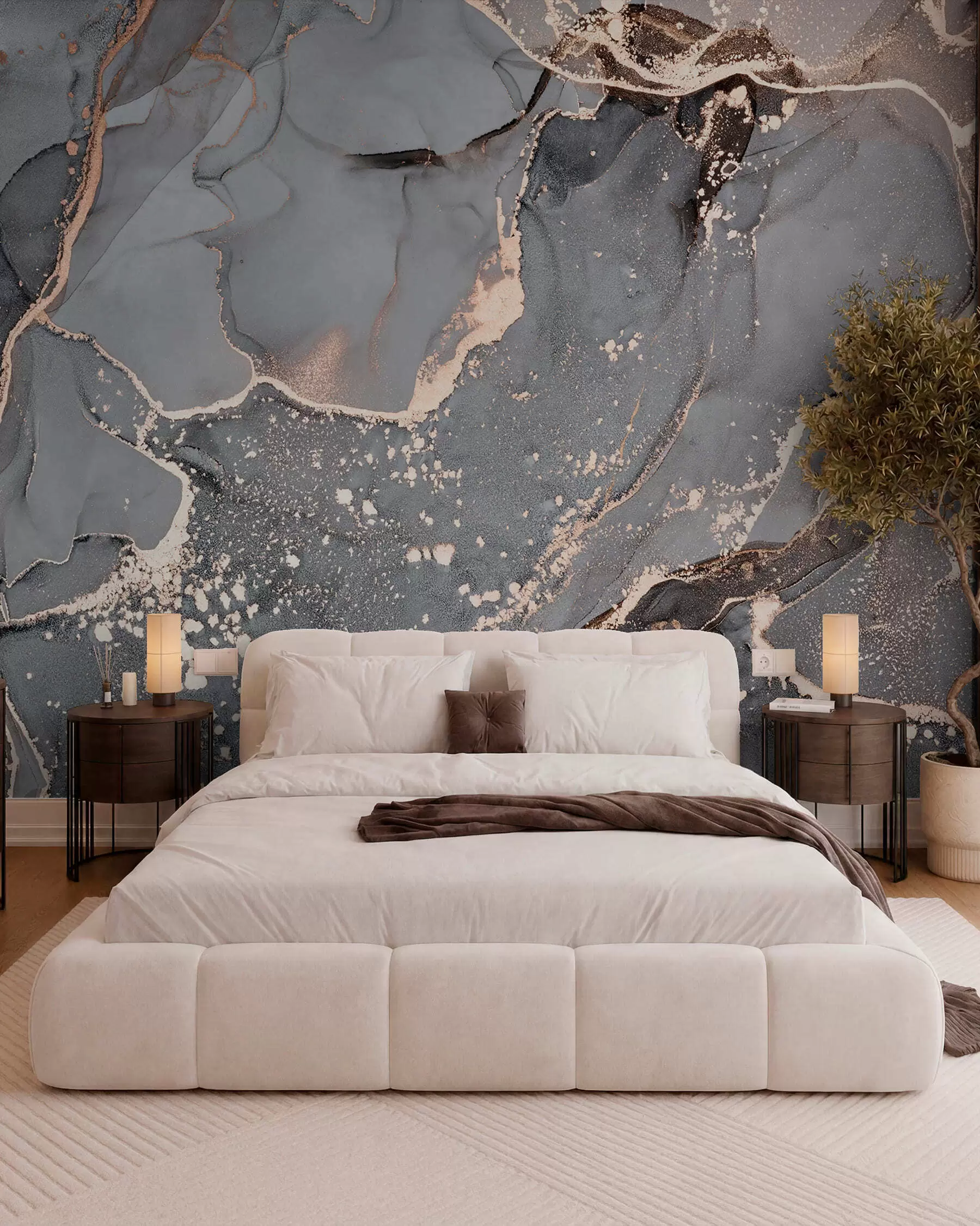 murales de pared Mármol gris u93578d1