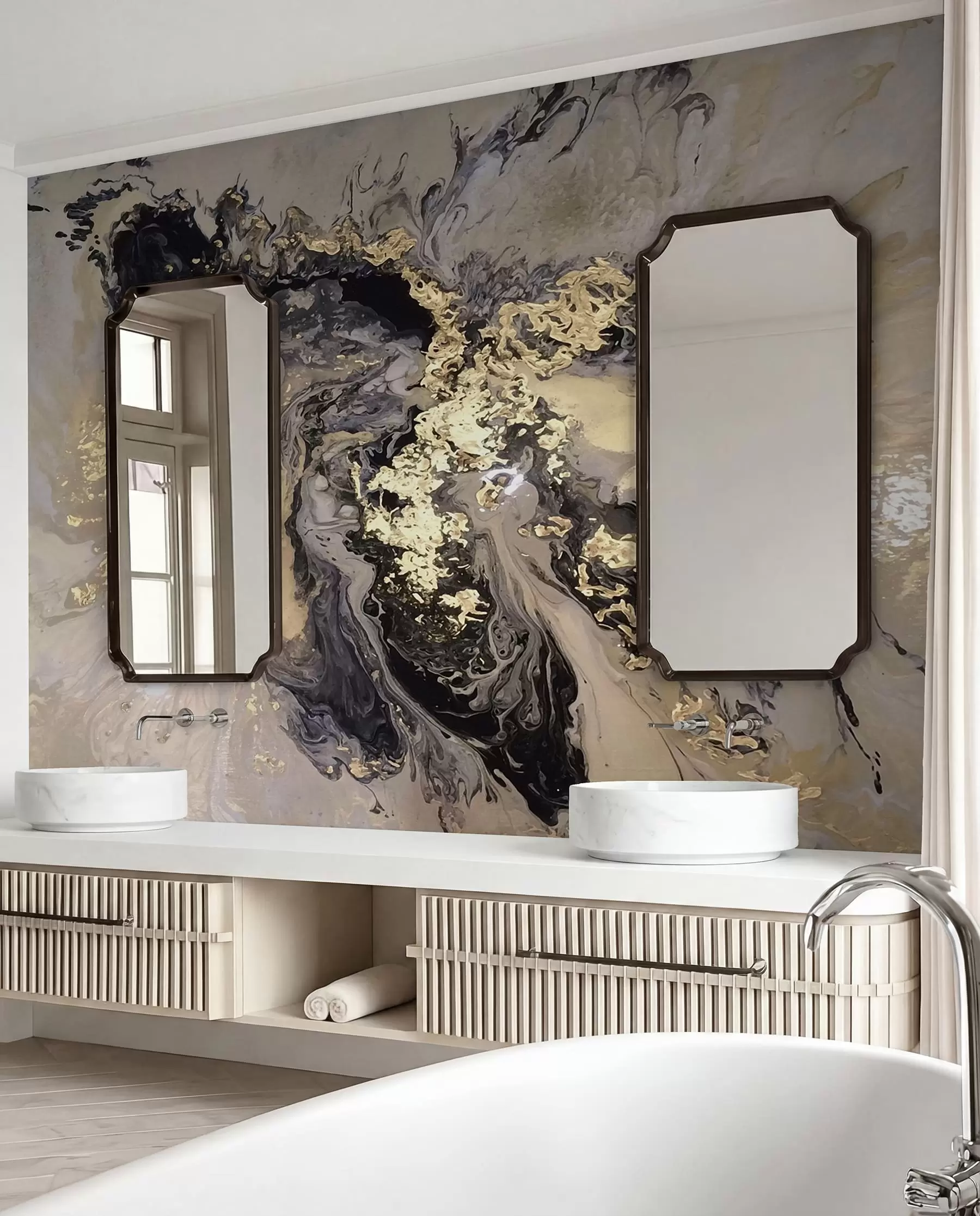 murales de pared Mármol negro u16941d3