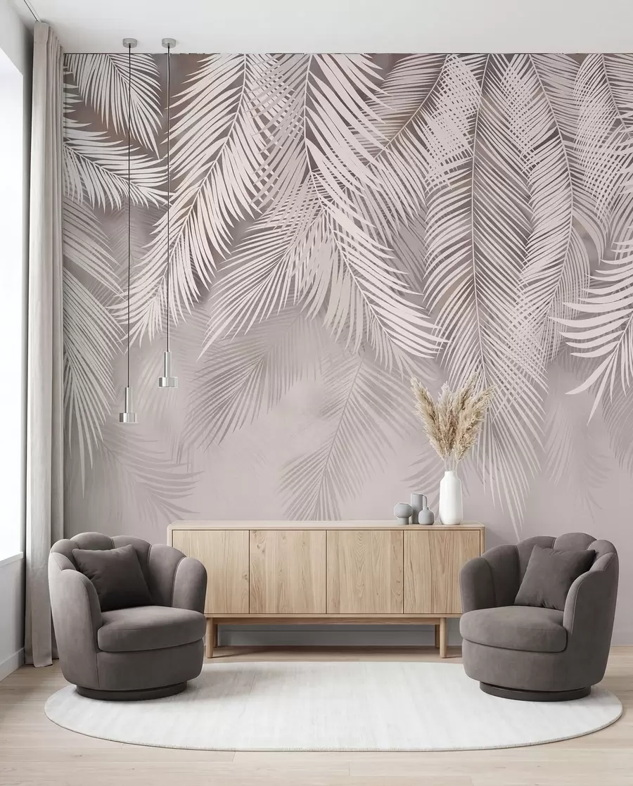 murales de pared Delicadas hojas caídas u48556v5d1