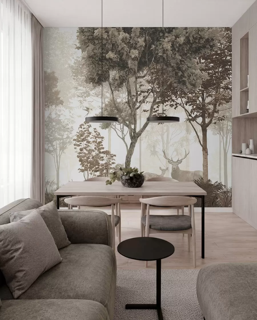 murales de pared Bosque mágico u72134d3